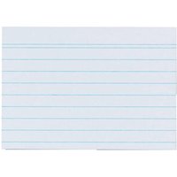 HERLITZ 1150705 Karteikarte A7 liniert weiß 100 Stück von Herlitz