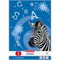 HERLITZ 215038 Arbeitsblock A4 50 Blatt FSC Mix Lineatur 03 Motiv Zebra HERLITZ 215038 Arbeitsblock A4 50 Blatt FSC Mix Lineatur 03 Motiv Zebra von Herlitz