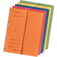 HERLITZ 5974050 Ösenhefter A4 1/2-Vorderdeckel farbig sortiert 5er Packung von Herlitz