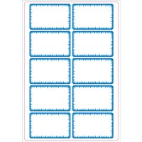 HERLITZ 837039 Tiefkühletikett 32 x 24 mm selbst- klebend weiß/blau 50 Stück von Herlitz