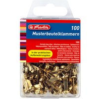 HERLITZ 8770307 Musterbeutelklammer messingfarben 100er Packung HERLITZ 8770307 Musterbeutelklammer messingfarben 100er Packung von Herlitz