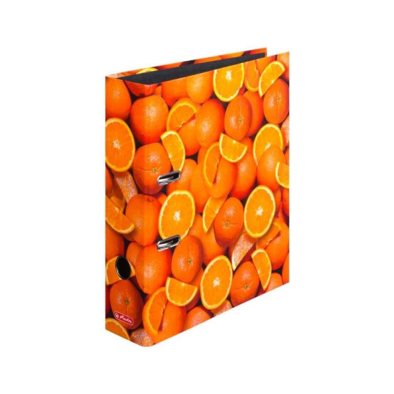 HERLITZ DIN A4 Ordner - 80mm Breite, Motive Orangen HERLITZ DIN A4 Ordner - 80mm Breite, Motive Orangen von Herlitz