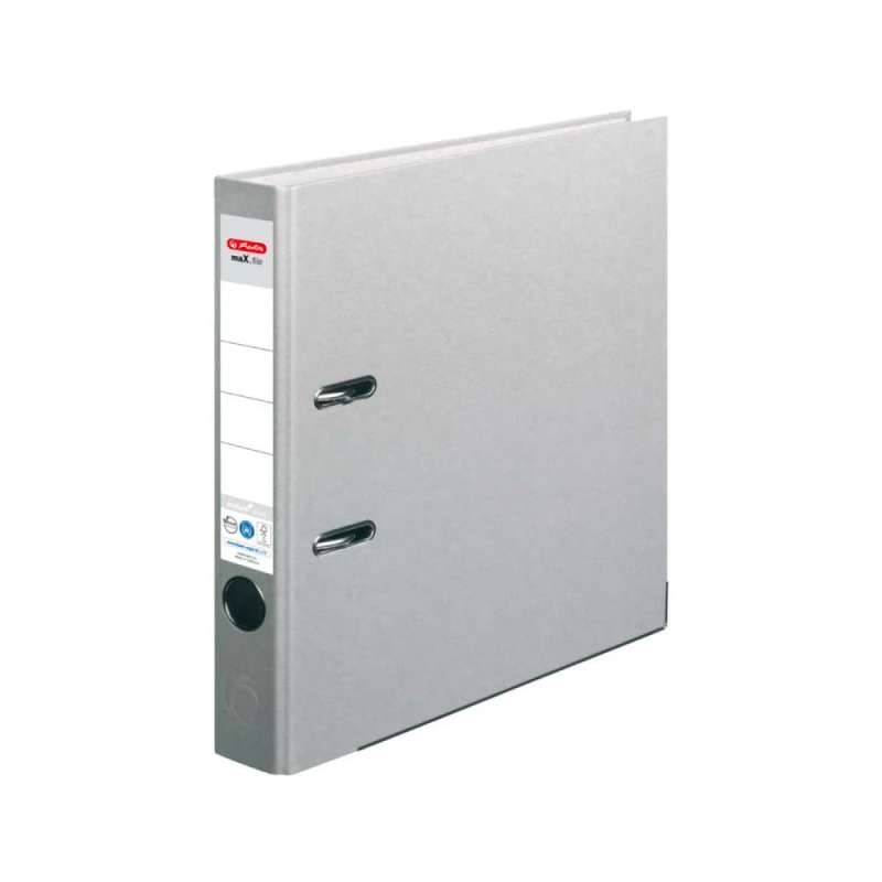 HERLITZ Ordner DIN A4 maX.file protect und protect PLUS, Farbe grau, HERLITZ Ausführungen protect PLUS, Rückenbreite 50 mm von Herlitz
