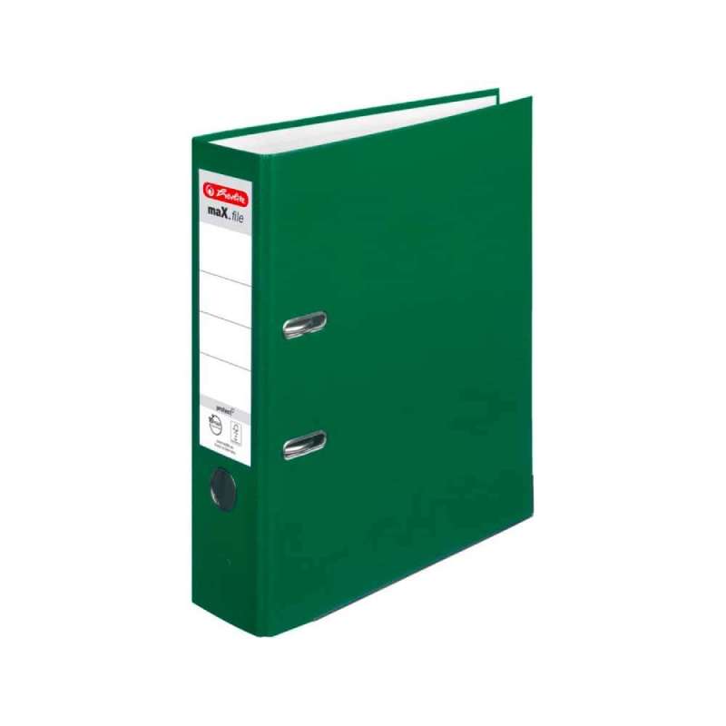 HERLITZ Ordner DIN A4 maX.file protect und protect PLUS, Farbe grün, HERLITZ Ausführungen protect, Rückenbreite 80 mm HERLITZ Ordner DIN A4 maX.file protect und protect PLUS, Farbe grün, HERLITZ Ausführungen protect, Rückenbreite 80 mm von Herlitz