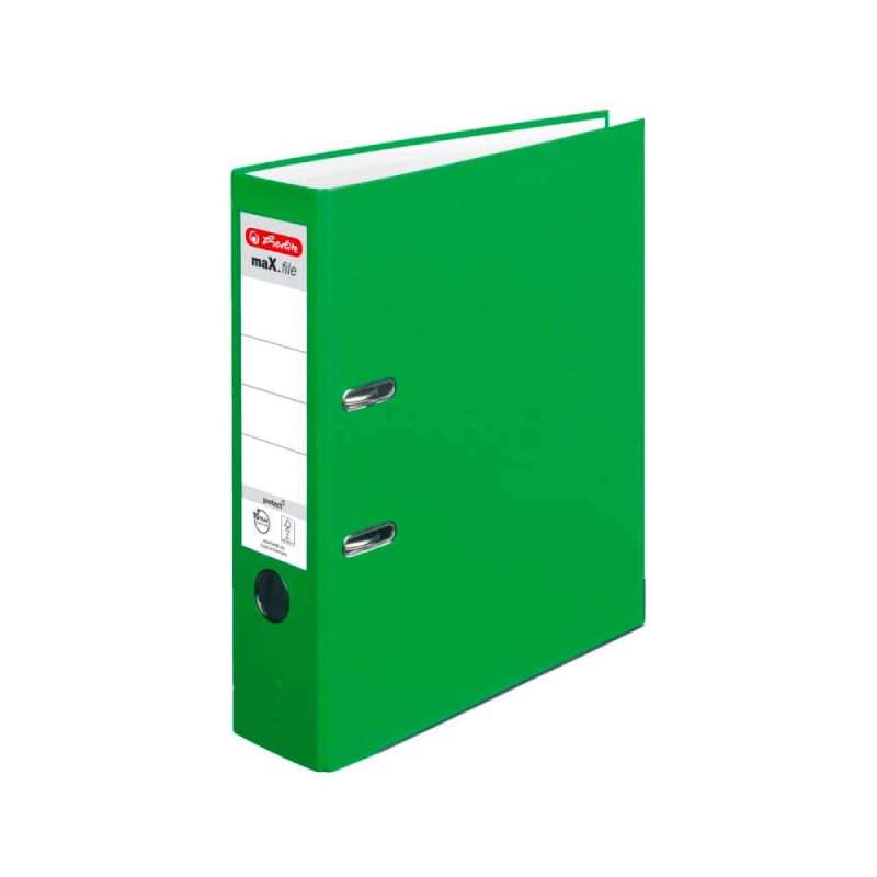 HERLITZ Ordner DIN A4 maX.file protect und protect PLUS, Farbe hellgrün, HERLITZ Ausführungen protect, Rückenbreite 80 mm HERLITZ Ordner DIN A4 maX.file protect und protect PLUS, Farbe hellgrün, HERLITZ Ausführungen protect, Rückenbreite 80 mm von Herlitz
