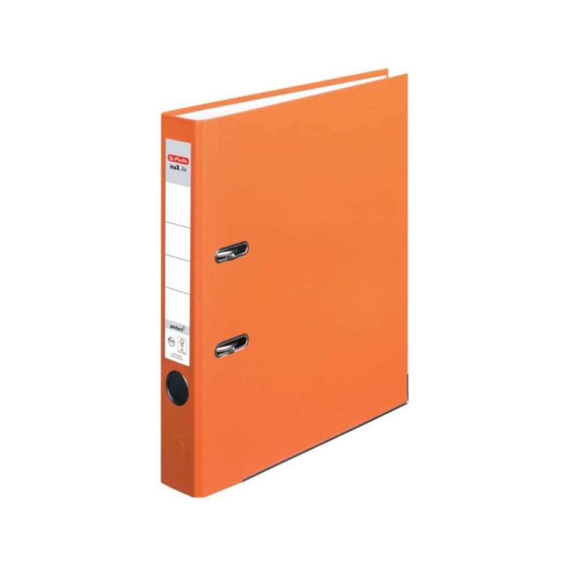 HERLITZ Ordner DIN A4 maX.file protect und protect PLUS, Farbe orange, HERLITZ Ausführungen protect, Rückenbreite 50 mm HERLITZ Ordner DIN A4 maX.file protect und protect PLUS, Farbe orange, HERLITZ Ausführungen protect, Rückenbreite 50 mm von Herlitz