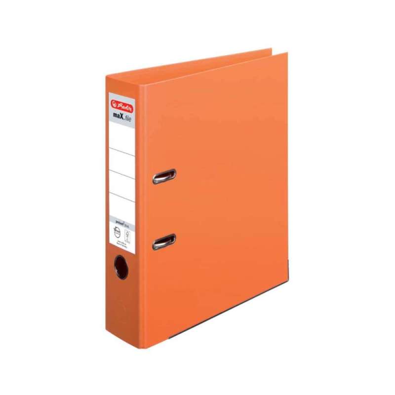 HERLITZ Ordner DIN A4 maX.file protect und protect PLUS, Farbe orange, HERLITZ Ausführungen protect PLUS, Rückenbreite 80 mm HERLITZ Ordner DIN A4 maX.file protect und protect PLUS, Farbe orange, HERLITZ Ausführungen protect PLUS, Rückenbreite 80 mm von Herlitz