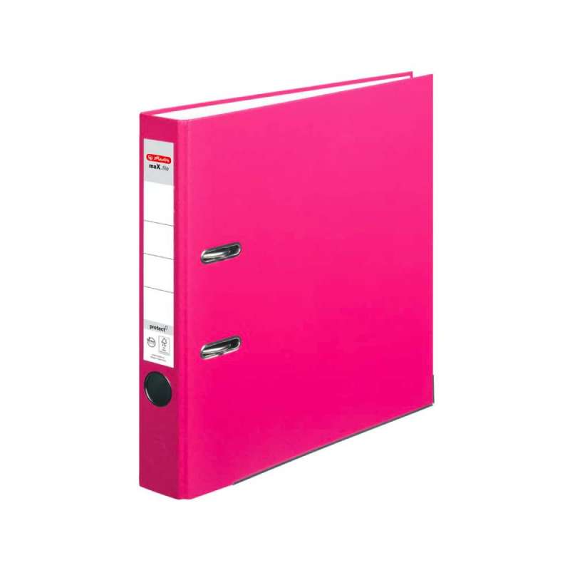 HERLITZ Ordner DIN A4 maX.file protect und protect PLUS, Farbe pink, HERLITZ Ausführungen protect, Rückenbreite 50 mm HERLITZ Ordner DIN A4 maX.file protect und protect PLUS, Farbe pink, HERLITZ Ausführungen protect, Rückenbreite 50 mm von Herlitz