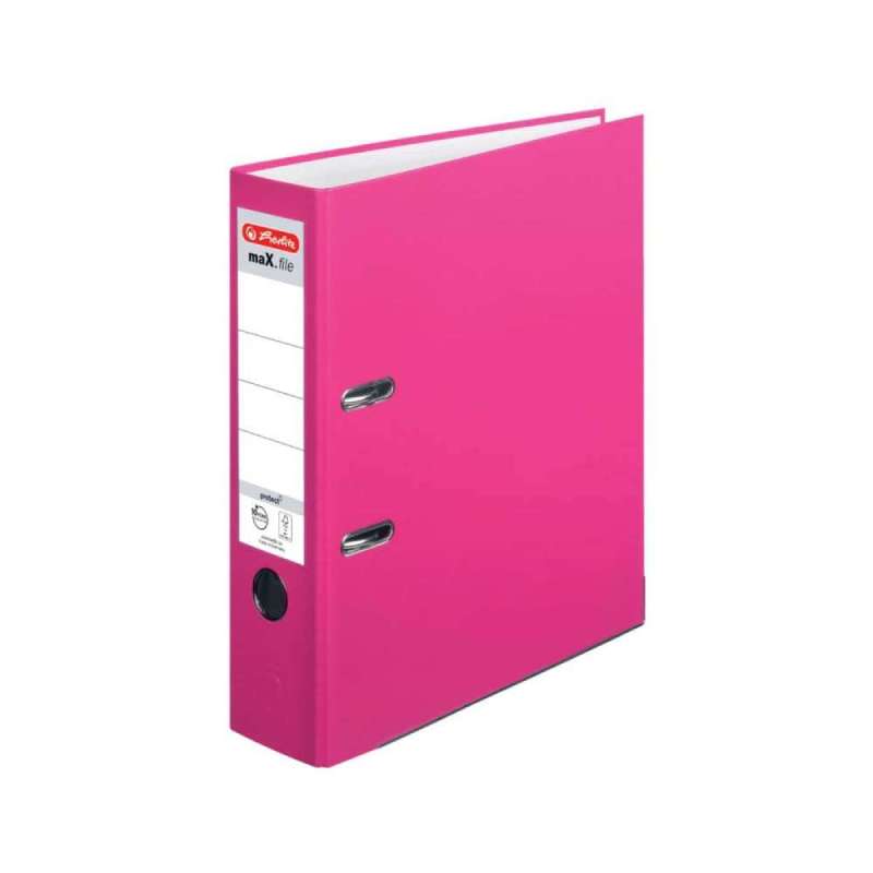 HERLITZ Ordner DIN A4 maX.file protect und protect PLUS, Farbe pink, HERLITZ Ausführungen protect, Rückenbreite 80 mm HERLITZ Ordner DIN A4 maX.file protect und protect PLUS, Farbe pink, HERLITZ Ausführungen protect, Rückenbreite 80 mm von Herlitz