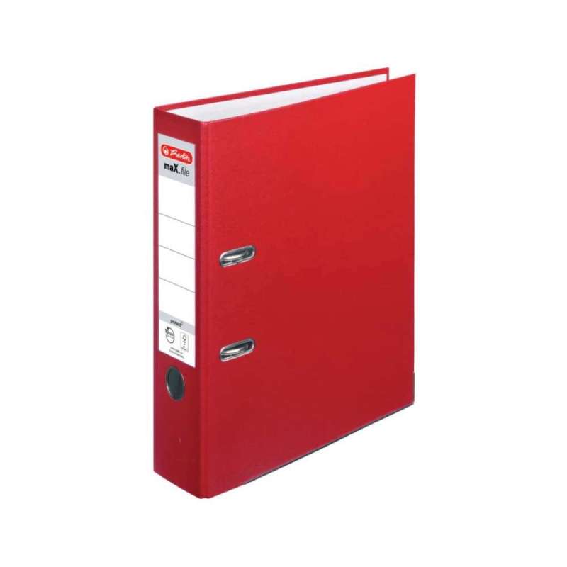 HERLITZ Ordner DIN A4 maX.file protect und protect PLUS, Farbe rot, HERLITZ Ausführungen protect, Rückenbreite 80 mm HERLITZ Ordner DIN A4 maX.file protect und protect PLUS, Farbe rot, HERLITZ Ausführungen protect, Rückenbreite 80 mm von Herlitz
