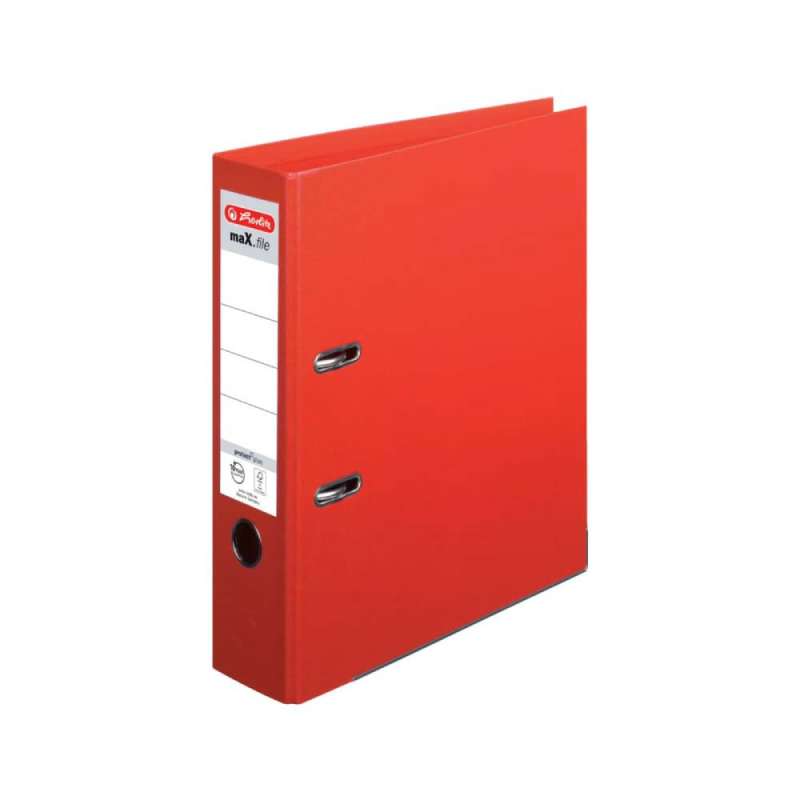 HERLITZ Ordner DIN A4 maX.file protect und protect PLUS, Farbe rot, HERLITZ Ausführungen protect PLUS, Rückenbreite 80 mm HERLITZ Ordner DIN A4 maX.file protect und protect PLUS, Farbe rot, HERLITZ Ausführungen protect PLUS, Rückenbreite 80 mm von Herlitz