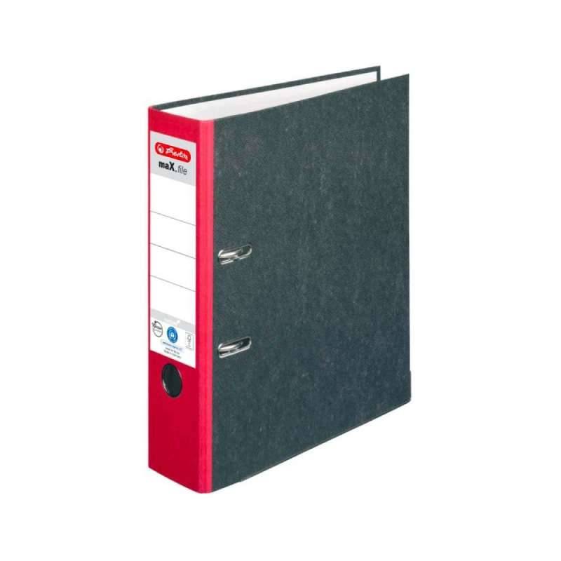 HERLITZ Ordner DIN A4 maX.file protect und protect PLUS, Farbe rot-natur, HERLITZ Ausführungen protect, Rückenbreite 80 mm HERLITZ Ordner DIN A4 maX.file protect und protect PLUS, Farbe rot-natur, HERLITZ Ausführungen protect, Rückenbreite 80 mm von Herlitz