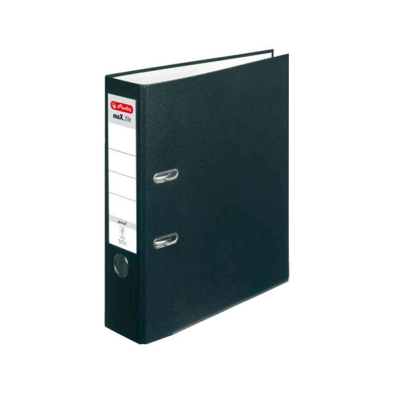 HERLITZ Ordner DIN A4 maX.file protect und protect PLUS, Farbe schwarz, HERLITZ Ausführungen protect, Rückenbreite 80 mm HERLITZ Ordner DIN A4 maX.file protect und protect PLUS, Farbe schwarz, HERLITZ Ausführungen protect, Rückenbreite 80 mm von Herlitz