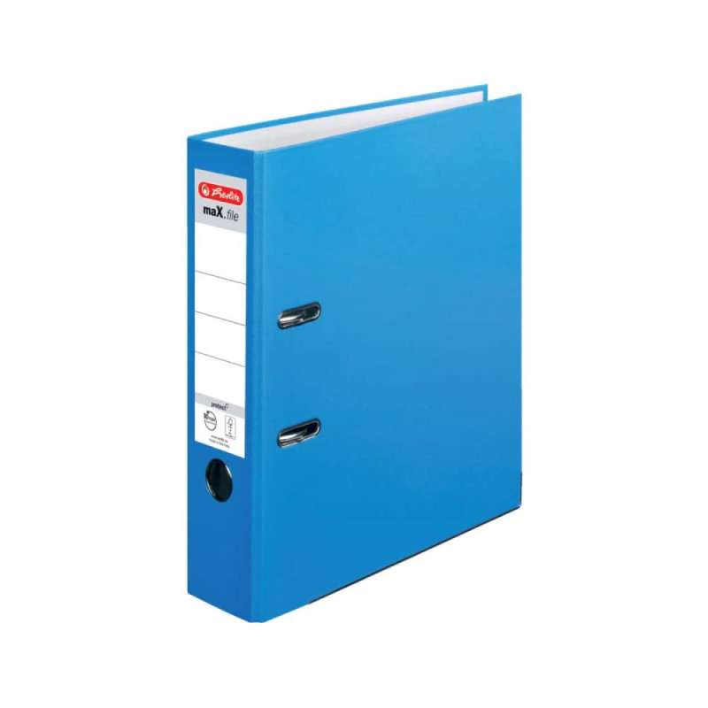 HERLITZ Ordner DIN A4 maX.file protect und protect PLUS, Farbe sky blue, HERLITZ Ausführungen protect, Rückenbreite 80 mm HERLITZ Ordner DIN A4 maX.file protect und protect PLUS, Farbe sky blue, HERLITZ Ausführungen protect, Rückenbreite 80 mm von Herlitz