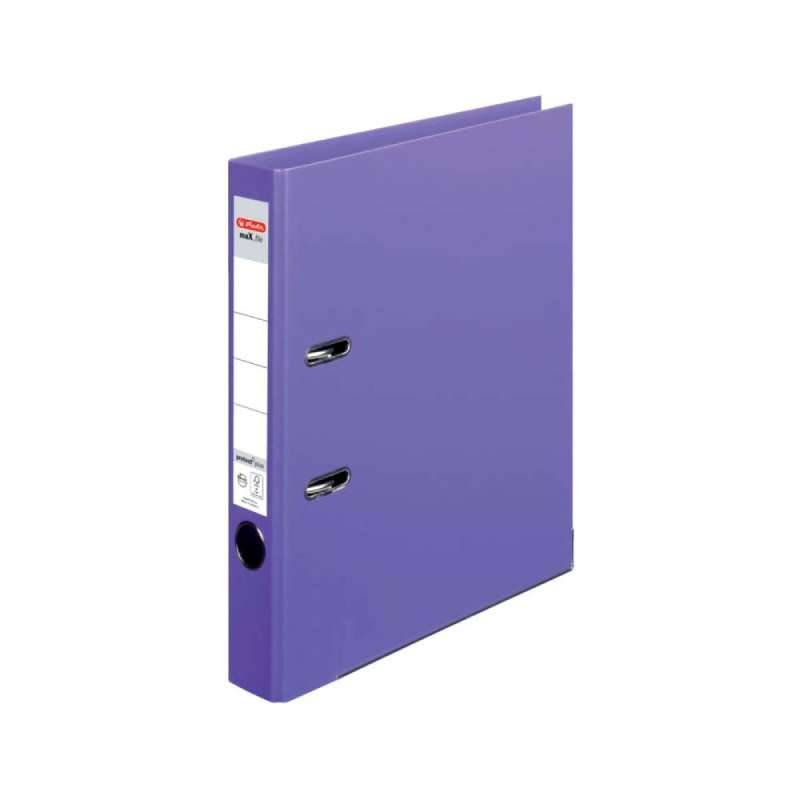 HERLITZ Ordner DIN A4 maX.file protect und protect PLUS, Farbe violett, HERLITZ Ausführungen protect PLUS, Rückenbreite 50 mm von Herlitz