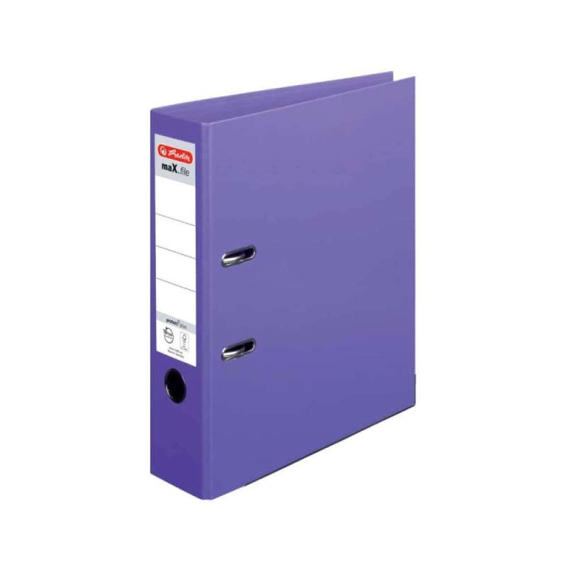 HERLITZ Ordner DIN A4 maX.file protect und protect PLUS, Farbe violett, HERLITZ Ausführungen protect PLUS, Rückenbreite 80 mm HERLITZ Ordner DIN A4 maX.file protect und protect PLUS, Farbe violett, HERLITZ Ausführungen protect PLUS, Rückenbreite 80 mm von Herlitz