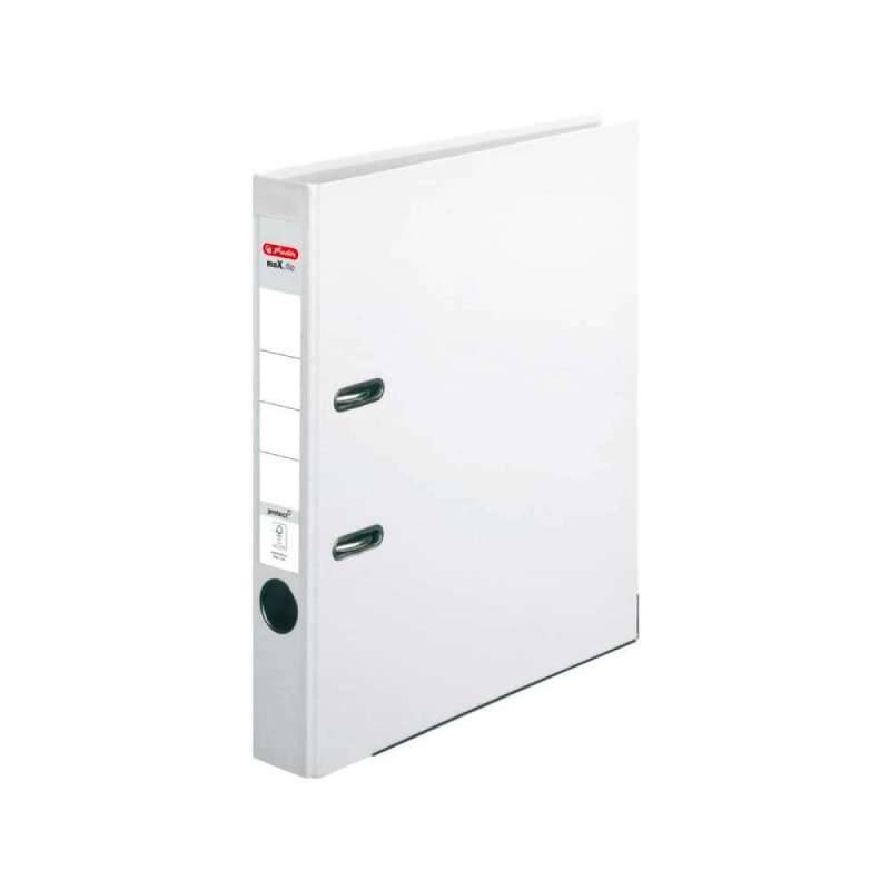 HERLITZ Ordner DIN A4 maX.file protect und protect PLUS, Farbe weiß, HERLITZ Ausführungen protect, Rückenbreite 50 mm von Herlitz