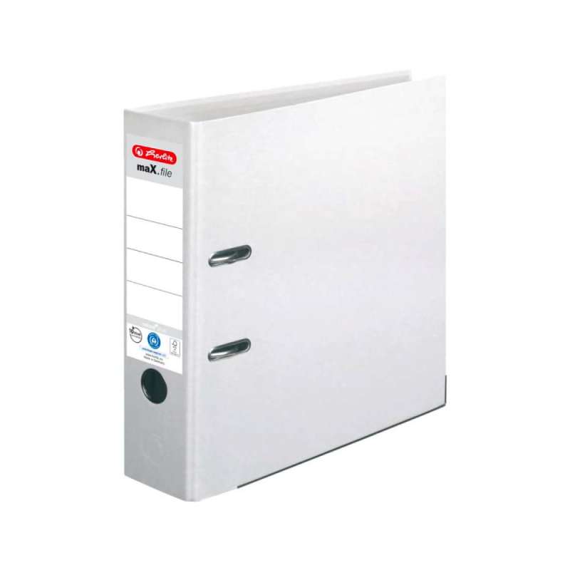 HERLITZ Ordner DIN A4 maX.file protect und protect PLUS, Farbe weiß, HERLITZ Ausführungen protect, Rückenbreite 80 mm HERLITZ Ordner DIN A4 maX.file protect und protect PLUS, Farbe weiß, HERLITZ Ausführungen protect, Rückenbreite 80 mm von Herlitz