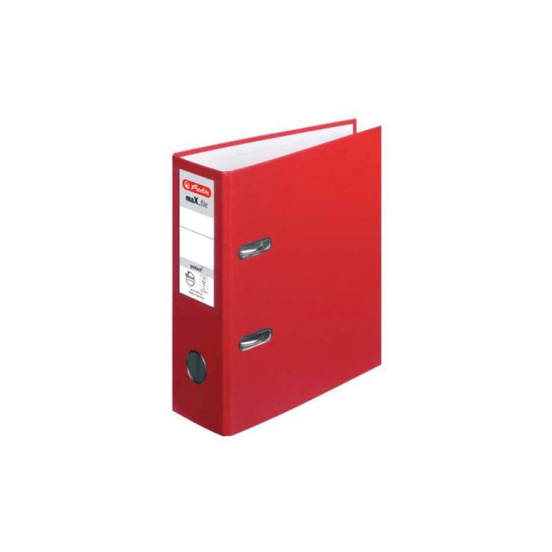 HERLITZ Ordner maX.file protectv - DIN-A5 - 80mm Breite, Farbe rot HERLITZ Ordner maX.file protectv - DIN-A5 - 80mm Breite, Farbe rot von Herlitz