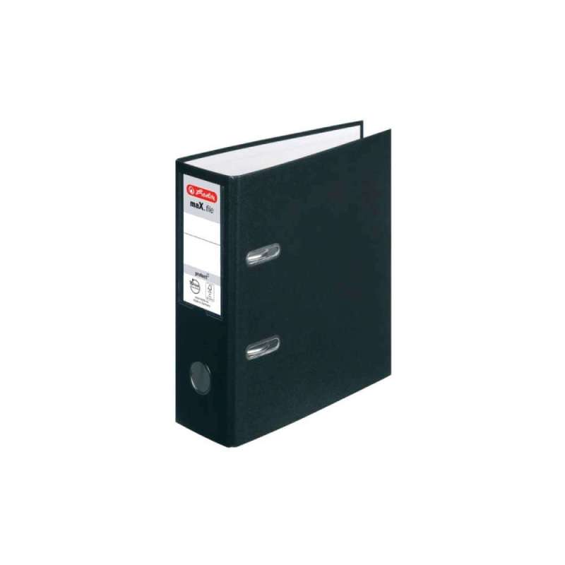 HERLITZ Ordner maX.file protectv - DIN-A5 - 80mm Breite, Farbe schwarz HERLITZ Ordner maX.file protectv - DIN-A5 - 80mm Breite, Farbe schwarz von Herlitz