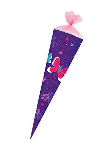 Herlitz Schultüte mit Namensgravur - 85cm - eckig - "Schmetterlinge" Herlitz Schultüte mit Namensgravur - 85cm - eckig - "Schmetterlinge" von Herlitz