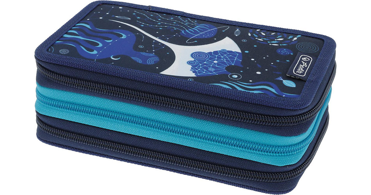 Triple-Federmäppchen Deep Ocean, befüllt, 31-tlg. mehrfarbig Modell 2 Triple-Federmäppchen Deep Ocean, befüllt, 31-tlg. mehrfarbig Modell 2 von Herlitz