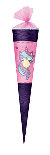 Herlitz Schultüte / Zuckertüte / 70cm / rund / "Einhorn" von Guoml