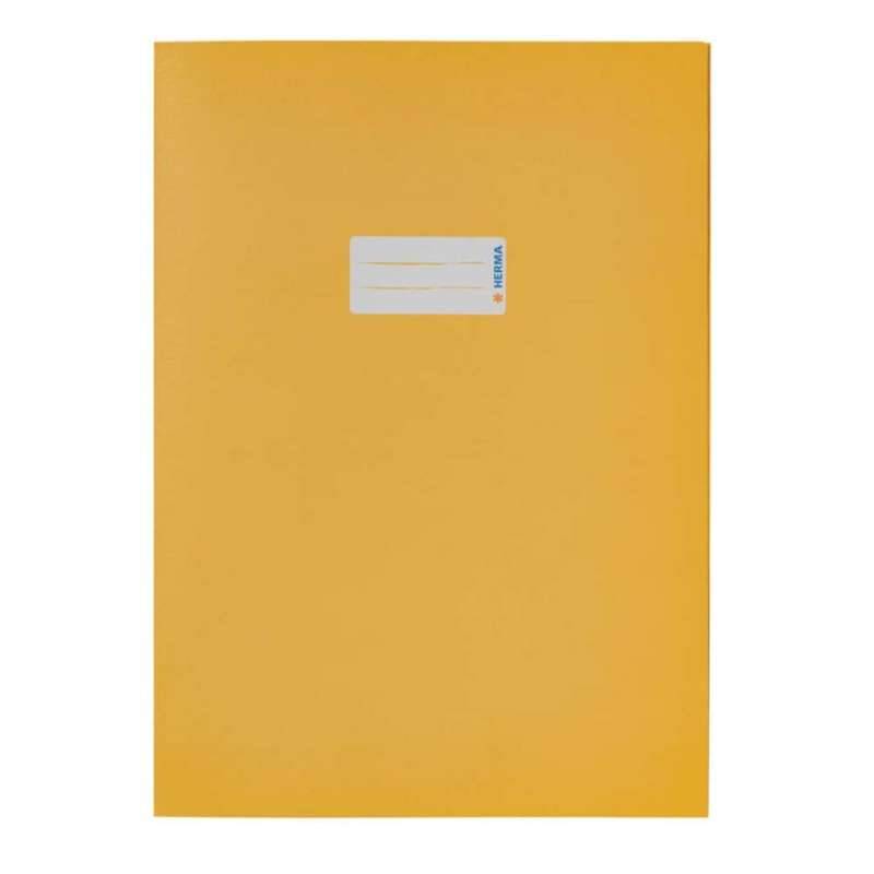 HERMA Heftumschlag Papier 80g/m2, Sets Einzeln, Format A4, Farbe gelb von Herma