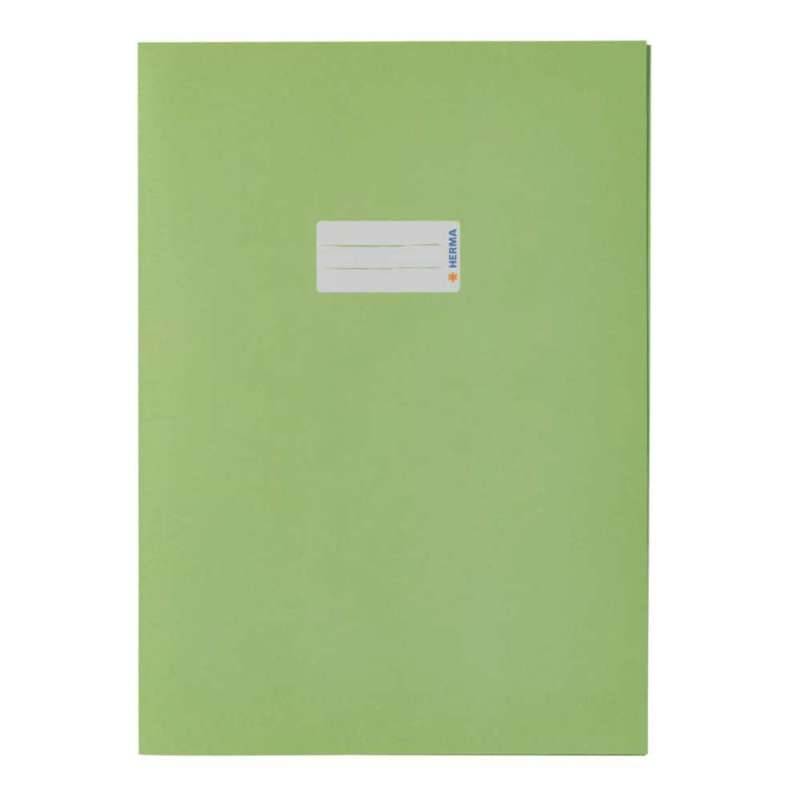 HERMA Heftumschlag Papier 80g/m2, Sets Einzeln, Format A4, Farbe grasgrün von Herma