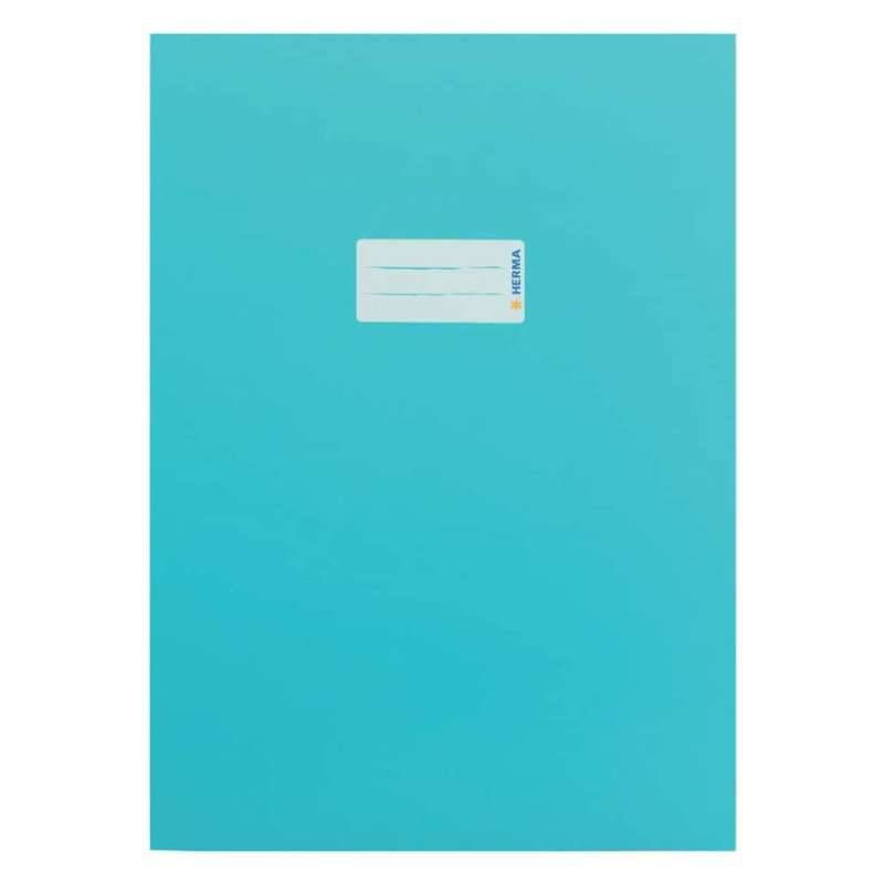 HERMA Heftumschlag Papier 80g/m2, Sets Einzeln, Format A4, Farbe türkis von Herma
