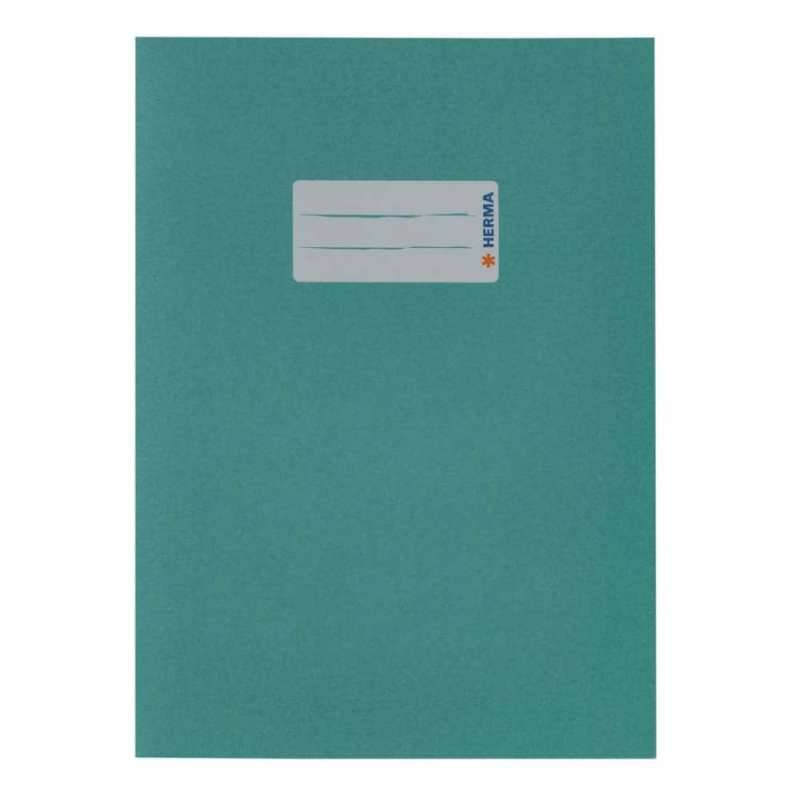 HERMA Heftumschlag Papier 80g/m2, Sets Einzeln, Format A5, Farbe türkis von Herma