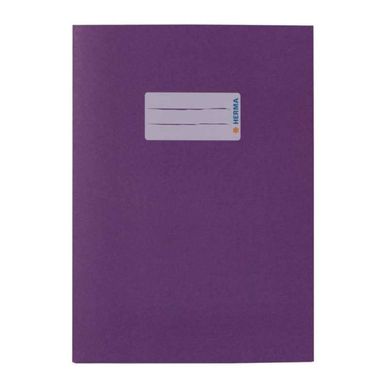 HERMA Heftumschlag Papier 80g/m2, Sets Einzeln, Format A5, Farbe violett von Herma