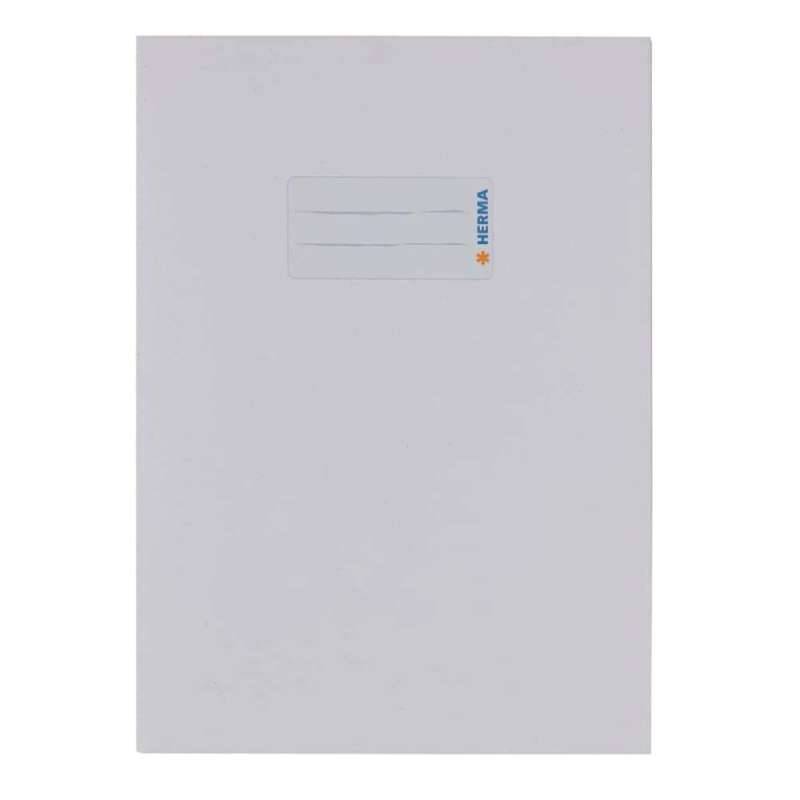 HERMA Heftumschlag Papier 80g/m2, Sets Einzeln, Format A5, Farbe weiß von Herma