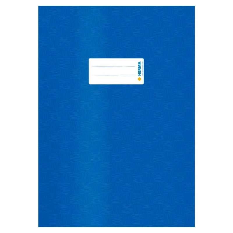 HERMA Heftumschlag Plastik, Sets Einzeln, Format A4, Farbe dunkelblau von Herma