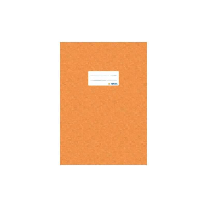 HERMA Heftumschlag Plastik, Sets Einzeln, Format A4, Farbe orange von Herma