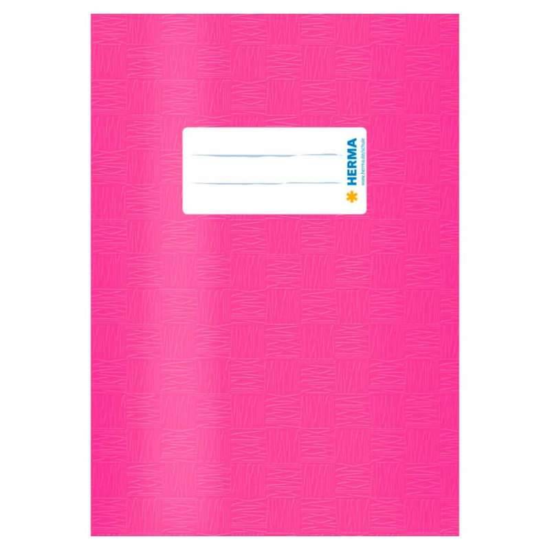 HERMA Heftumschlag Plastik, Sets Einzeln, Format A5, Farbe pink von Herma