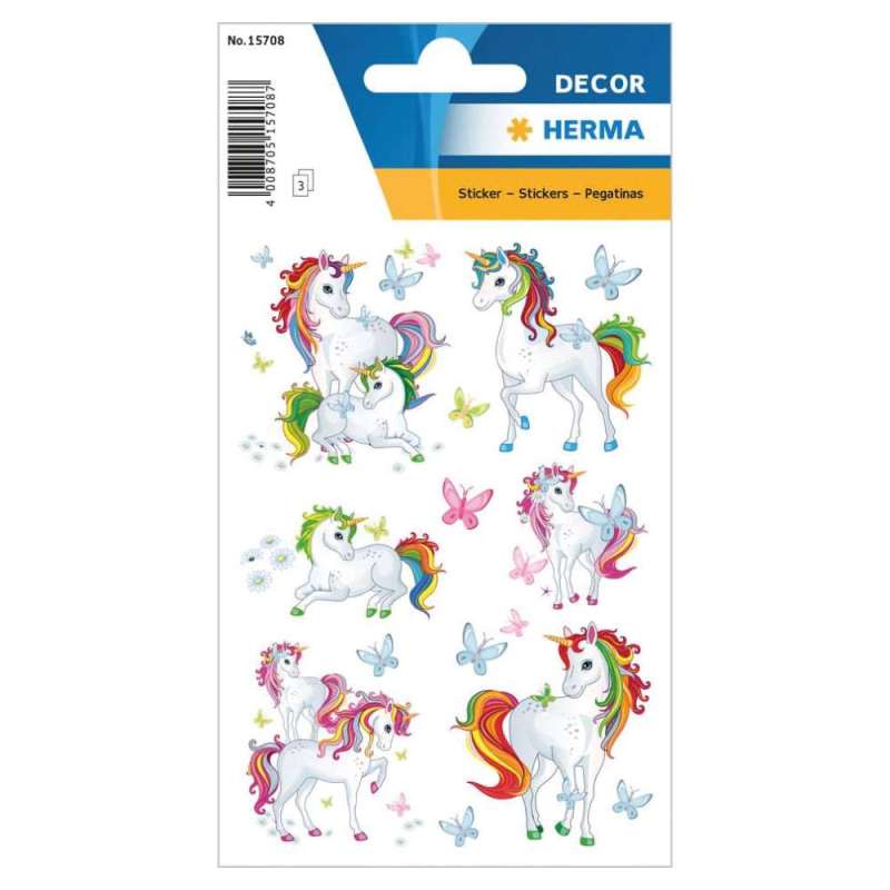 HERMA Sticker, Themenwelten Fantasie, HERMA Motive Einhorn "Best Friends" von Herma
