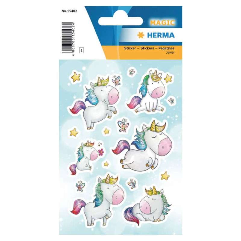 HERMA Sticker, Themenwelten Fantasie, HERMA Motive Einhorn Sternenstaub von Herma