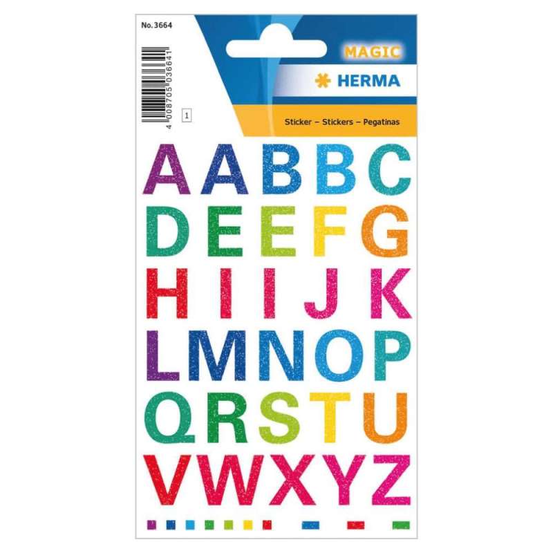 HERMA Sticker, Themenwelten Muster/Symbole, HERMA Motive Buchstaben von Herma
