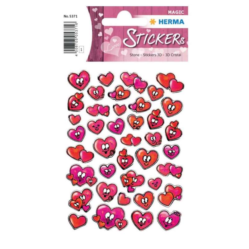 HERMA Sticker, Themenwelten Muster/Symbole, HERMA Motive Herzaugen von Herma