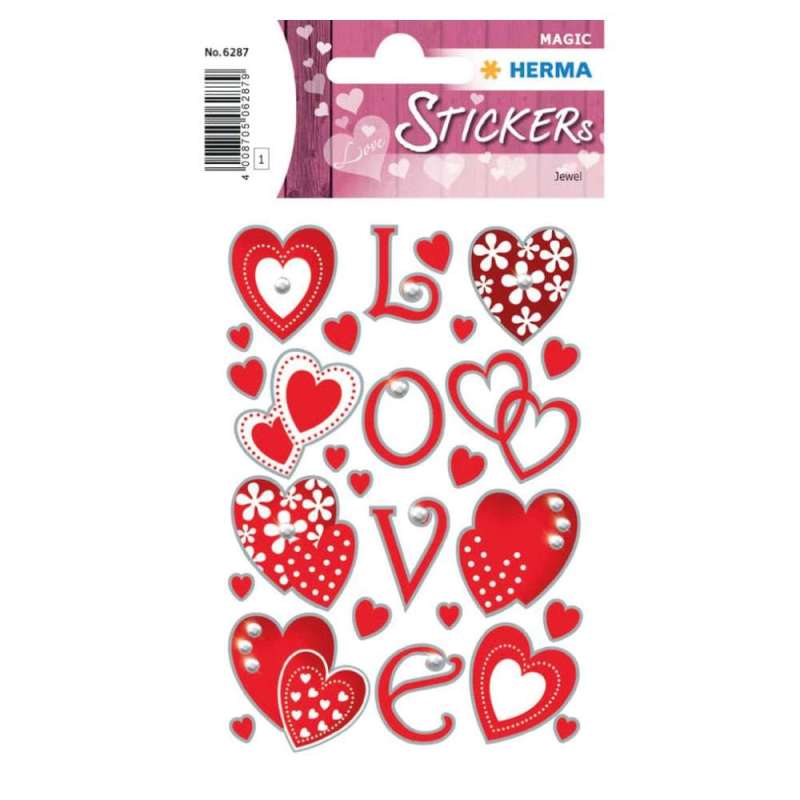 HERMA Sticker, Themenwelten Muster/Symbole, HERMA Motive Love Jewel von Herma