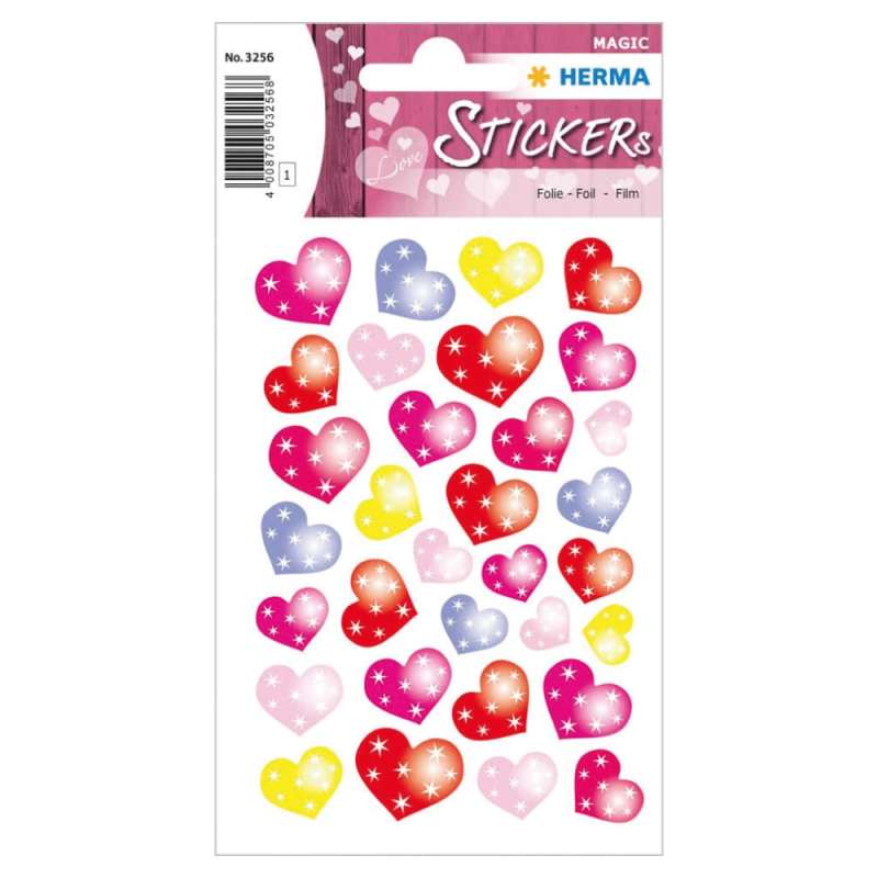 HERMA Sticker, Themenwelten Muster/Symbole, HERMA Motive Punkteherzen von Herma