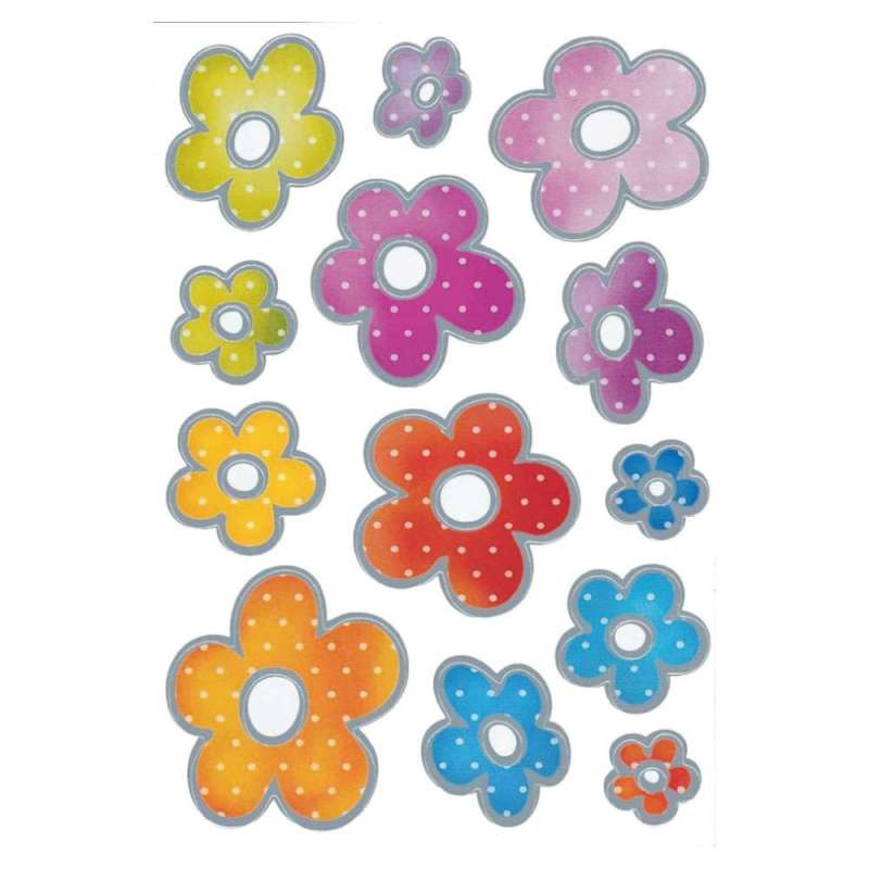 HERMA Sticker, Themenwelten Natur, HERMA Motive Blumen Silberprägung von Herma