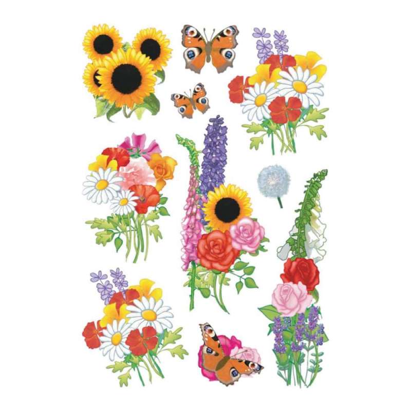 HERMA Sticker, Themenwelten Natur, HERMA Motive Moderne Blumen von Herma