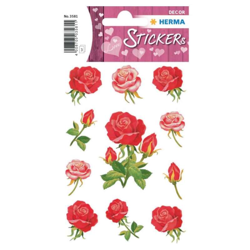 HERMA Sticker, Themenwelten Natur, HERMA Motive Rosen von Herma