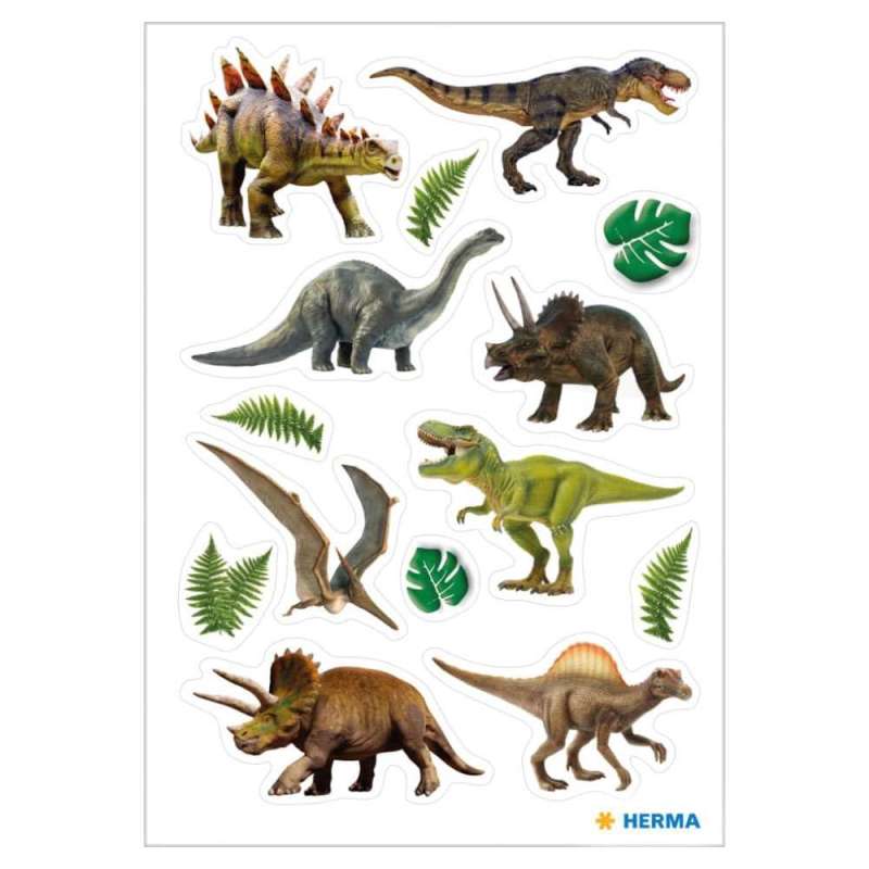 HERMA Sticker, Themenwelten Tiere, HERMA Motive Dinosaurier von Herma