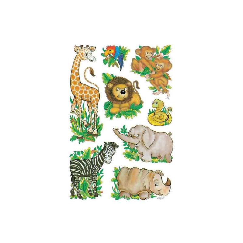 HERMA Sticker, Themenwelten Tiere, HERMA Motive Dschungeltiere von Herma