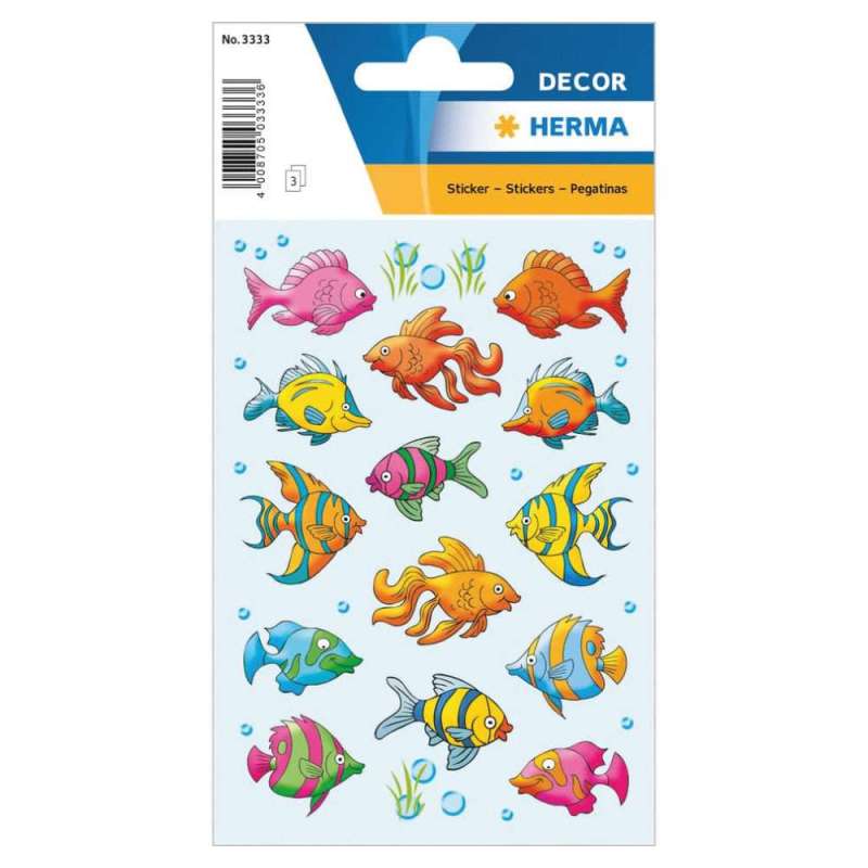 HERMA Sticker, Themenwelten Tiere, HERMA Motive Fische von Herma