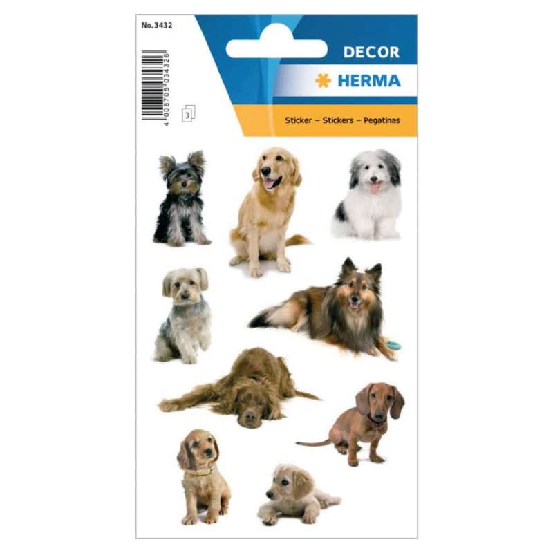HERMA Sticker, Themenwelten Tiere, HERMA Motive Hundefotos von Herma