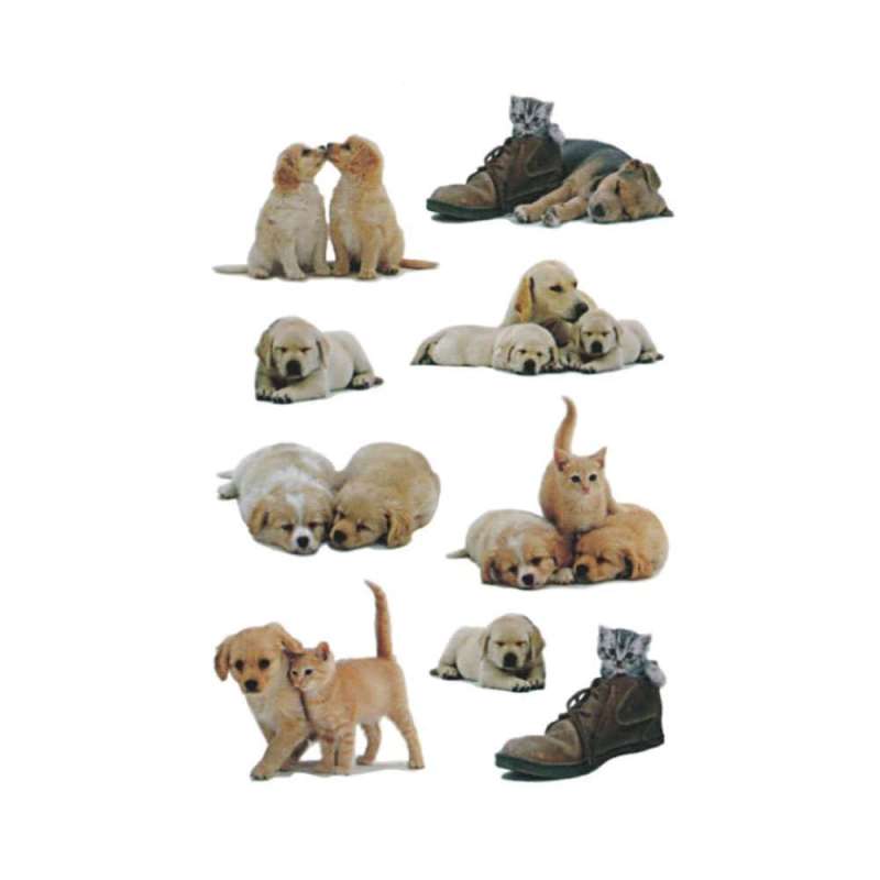 HERMA Sticker, Themenwelten Tiere, HERMA Motive Hundewelpen von Herma